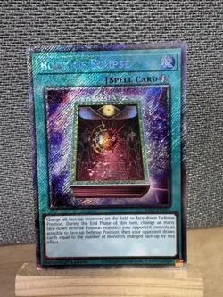 Yugioh Book of Eclipse RA02-EN054 Platinum Secret Rare 1st Ed Near Mint - Image 1