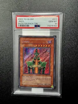 Yu-Gi-Oh! 2003 Jinzo BPT Secret Rare Promo GEM MINT PSA 10 - Image 1