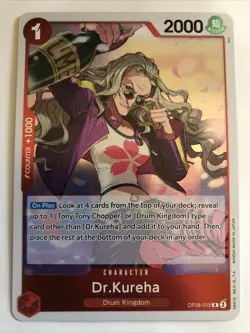 One Piece CCG Two Legends Dr.Kureha Foil OP08-015 NM Rare - Image 1