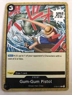One Piece Starter Deck 8: Gum-Gum Pistol ST08-015 NM - Image 1