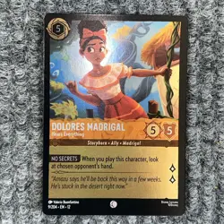 Disney Lorcana Wilds Unknown Dolores Madrigal 9/204 Foil - Image 2