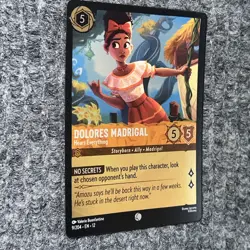 Disney Lorcana Wilds Unknown Dolores Madrigal 9/204 Foil - Image 3
