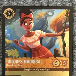 Disney Lorcana Wilds Unknown Dolores Madrigal 9/204 Foil - Image 5