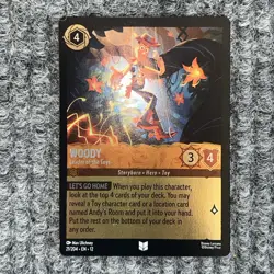 Disney Lorcana Wilds Unknown Woody Leader Of The Toys 21/204 Foil NM - Image 2