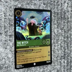 Disney Lorcana Wilds Unknown The Witch 74/204 Common Foil - Image 3