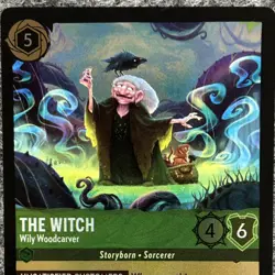 Disney Lorcana Wilds Unknown The Witch 74/204 Common Foil - Image 5