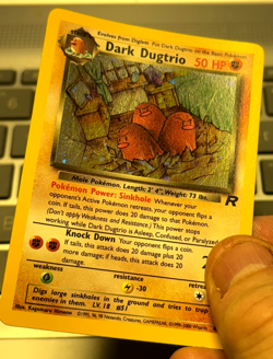 Dark Dugtrio 6/82 Holo Rare Team Rocket Pokemon Card TCG WOTC MP Card - Image 5