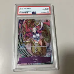 One Piece Card Game PSA10 Uta Championship 2023 Event Pack Promo Japan - Image 1