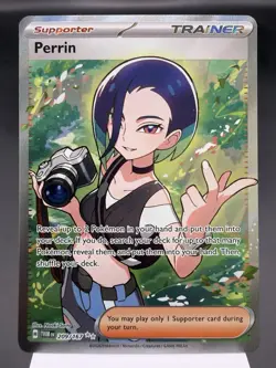Perrin 209/167 - Full Art Holo - Twilight Masquerade Pokemon Card MINT - Image 1