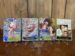 One Piece TCG OP-15 Monkey D. Luffy Card Lot - Image 1