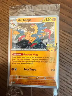 Pokemon TCG - Archeops Field Museum Chicago Fossil Exhibit Promo Card - Sealed - Image 1