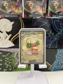Pokemon White Flare Whimsicott EX Full Art TCG Card 157/086 NM - Image 1