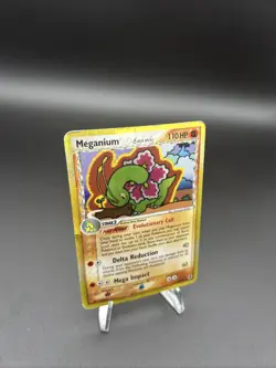 Meganium Delta Species Holo Card 4/101 Dragon Frontiers - Damaged - Image 1