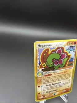 Meganium Delta Species Holo Card 4/101 Dragon Frontiers - Damaged - Image 2