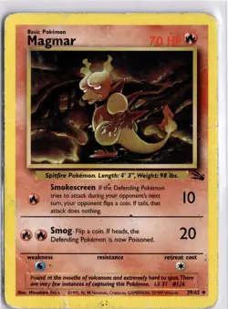 Pokemon TCG Magmar Fossil 39/62 Pokemon Trading Card TCG - Image 1