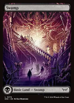 1 x Swamp (0274) - Duskmourn: House of Horror - NM-Mint - MTG - Image 1