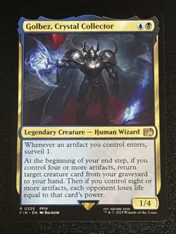 MTG Final Fantasy Golbez, Crystal Collector 0225 NM Rare - Image 1