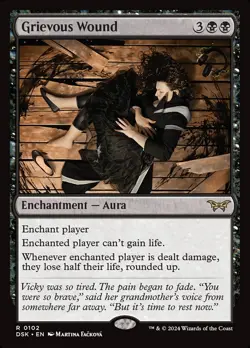 MTG Grievous Wound ** Duskmourn: House of Horror ** English - Image 1