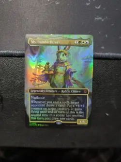 Ms. Bumbleflower (Borderless) Commander: Bloomburrow Foil - Image 1