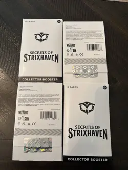 Secrets of Strixhaven - SEALED Collector Booster OMEGA Pack x4! MTG! Magic! - Image 1