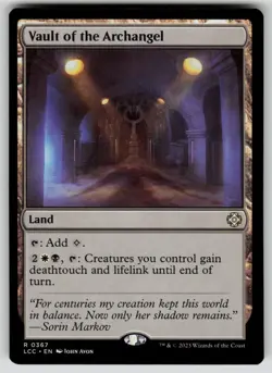 Vault of the Archangel Rare Commander: The Lost Caverns of Ixalan 367 MTG NM - Image 1