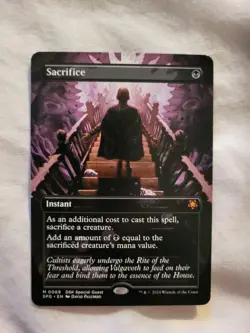 Magic: The Gathering- Mtg - Sacrifice - Special Guest Borderless M.RARE - N.Mint - Image 1