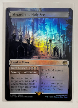 MTG – Final Fantasy – Ishgard, the Holy See Extended Foil – Rare 0310 - Image 1