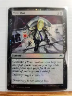 Vote Out - Foil U MTG Edge of Eternities M/NM, English - Image 1