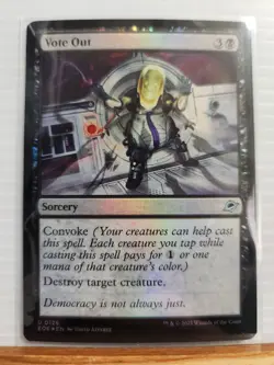 Vote Out - Foil U MTG Edge of Eternities M/NM, English - Image 2