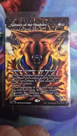 Splinter of the Shadows - Ashcoat of the Shadow Swarm (Borderless) Teenage... - Image 1