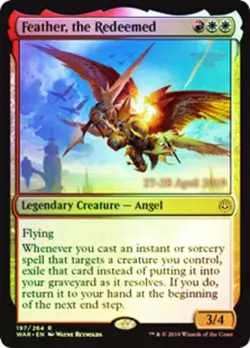 MTG Feather, the Redeemed - Foil - Prerelease Promo, Prerelease & Release Promos - Image 1