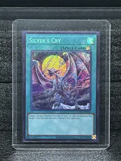 Konami Yu-Gi-Oh! Silver's Cry LCKC-EN034 Legendary Collection Kaiba Secret Rare - Image 1