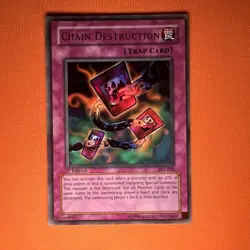 Chain Destruction PSV-006 Ultra Rare Pharaoh's Servant Yu-Gi-Oh 1st Edition NM - Image 1
