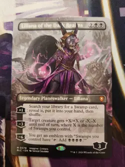 MTG Bloomburrow Commander - Liliana Of The Dark Realms, Borderless NM - Image 1