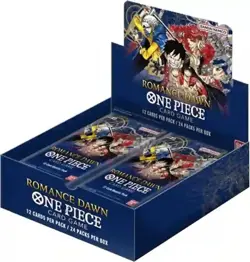 Sealed Romance Dawn Booster Box OP-01 Wave 2 White Bottom One Piece - Image 1