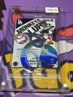 SEALED Monkey.D.Luffy (010) (Dodgers x ONE PIECE) EB02-010 One Piece Promo - Image 1