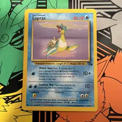 Lapras 25/62 Non Holo Rare Fossil Pokemon Card E - Image 1