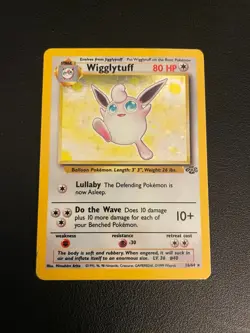 Wigglytuff 16/64 Jungle Holo Rare Pokemon Card WOTC - LP - Image 1