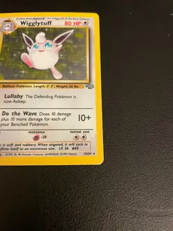 Wigglytuff 16/64 Jungle Holo Rare Pokemon Card WOTC - LP - Image 5