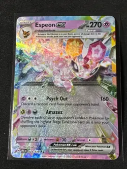 Espeon ex 034/131 Sv: Prismatic Evolutions Holo Double Rare Pokemon Card - Image 1