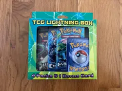 Pokemon TCG Lightning Box 4 Sealed Booster Packs & 1 Bonus Card - 2018 Walgreens - Image 1