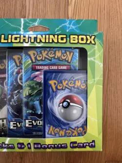 Pokemon TCG Lightning Box 4 Sealed Booster Packs & 1 Bonus Card - 2018 Walgreens - Image 2