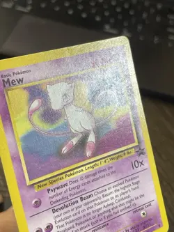 Pokemon TCG Mew 8 WOTC Black Star Promo Regular Card HP - Image 2