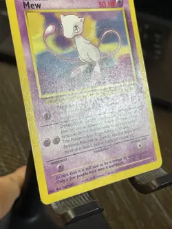 Pokemon TCG Mew 8 WOTC Black Star Promo Regular Card HP - Image 3