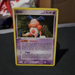 Ditto Mr. Mime Pokemon TCG EX Delta Species Uncommon Card #38/113 - Image 1