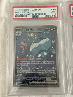Pokemon Graded Cards Lot PSA 9 - Illustration Rares 2025 2023 Machoke Jellicent - Image 2