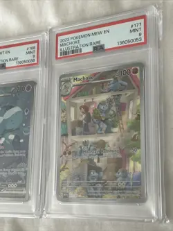 Pokemon Graded Cards Lot PSA 9 - Illustration Rares 2025 2023 Machoke Jellicent - Image 5
