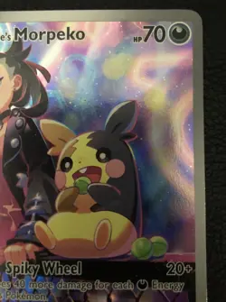Marnie’s Morpeko 206 Holo Rare SV: Scarlet & Violet Promo Card - Image 3