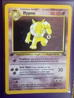 Pokemon TCG Hypno Fossil Holo Rare Card 1st Edition 8/62. NM/LP ✨🔥 - Image 3