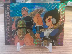 Dragon Ball Z Card #08 Vegeta and Nappa Holo Foil CCG TCG 1996 Unused Mint 1 Own - Image 1